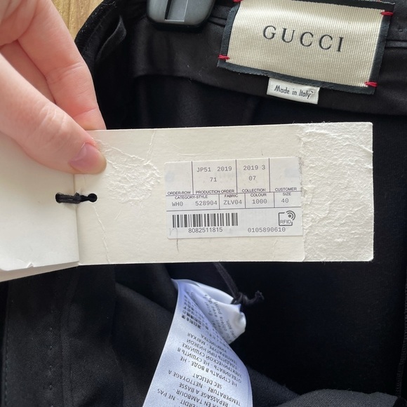 GUCCI Velvet Trousers - Picture 10 of 10